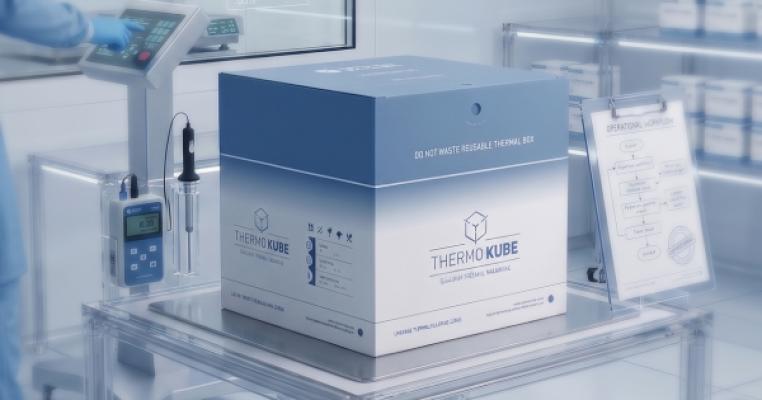 ThermoKube®: Reusable packaging with VIP technology capable of reducing the TCO (total cost of ownership) of packaging